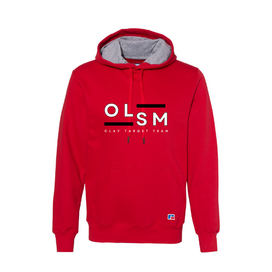 OLSM Athletic Unisex Cotton Rich Fleece Hooded Sweatshirt 3 Colors