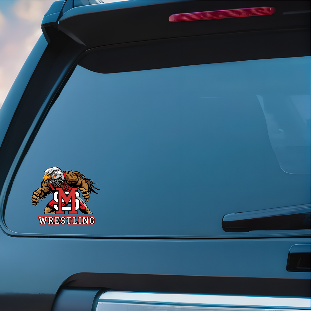 OLSM Wrestling Car Decal