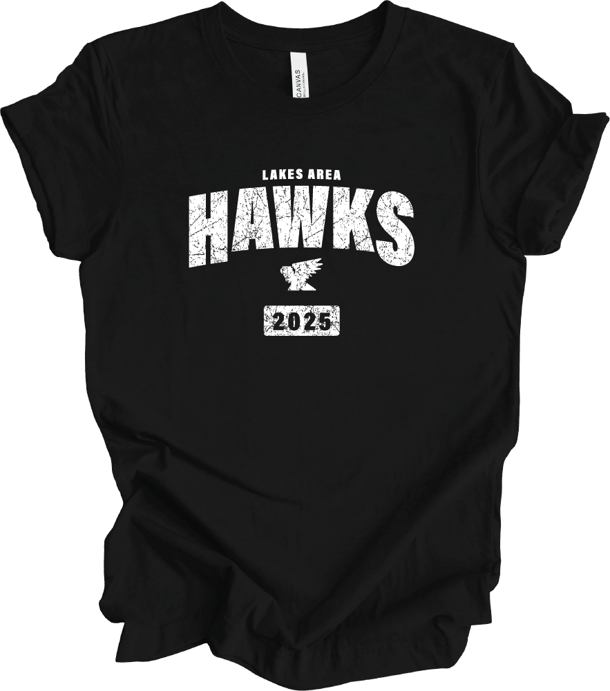 LA Hawks T-Shirt Vintage HAWKS design 3 Colors