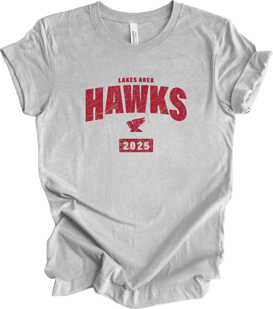 LA Hawks T-Shirt Vintage HAWKS design 3 Colors