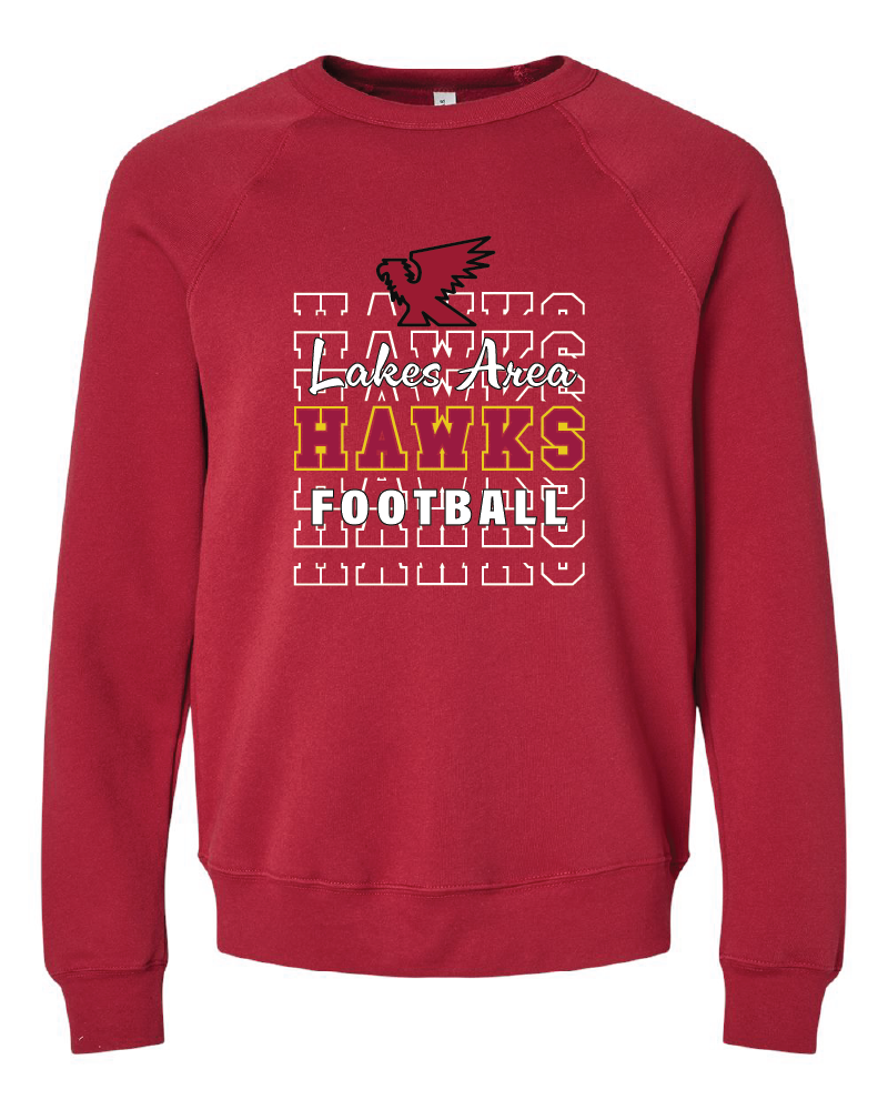 LA Hawks Bella Crew Stacked 3 Colors (Copy)