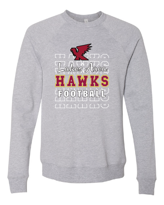 LA Hawks Bella Crew Stacked 3 Colors (Copy)