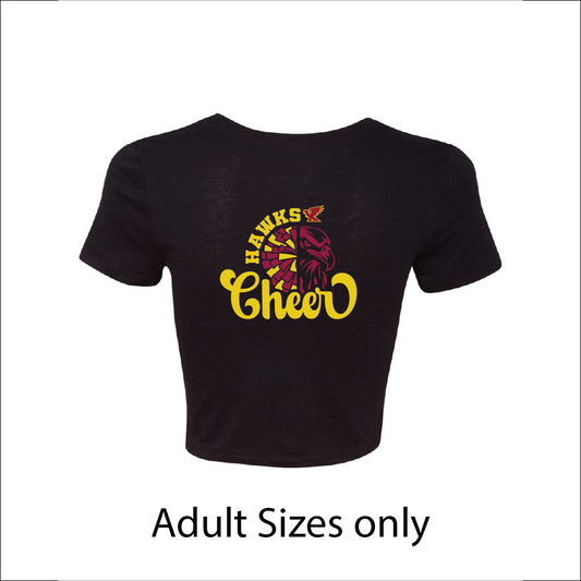 LA Hawks Cheer Cropped T-Shirt (Adult Sizes) 2 Designs