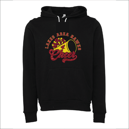 LA Hawks Cheer Faux Sequin Hoodie 2 Colors