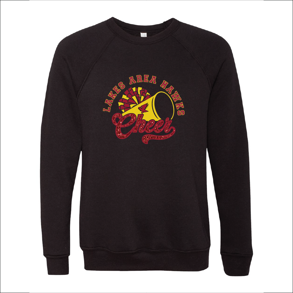 LA Hawks Cheer Faux Sequins Bella Crew 2 Colors