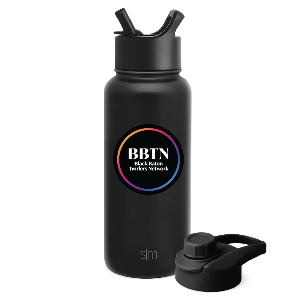 BBTN Water Bottle with Chug & Straw Lids