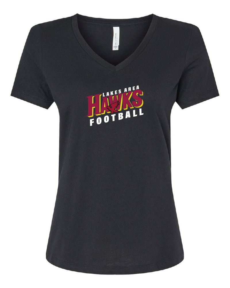 LA Hawks T-Shirt V-Neck HAWKS Design 3 Colors