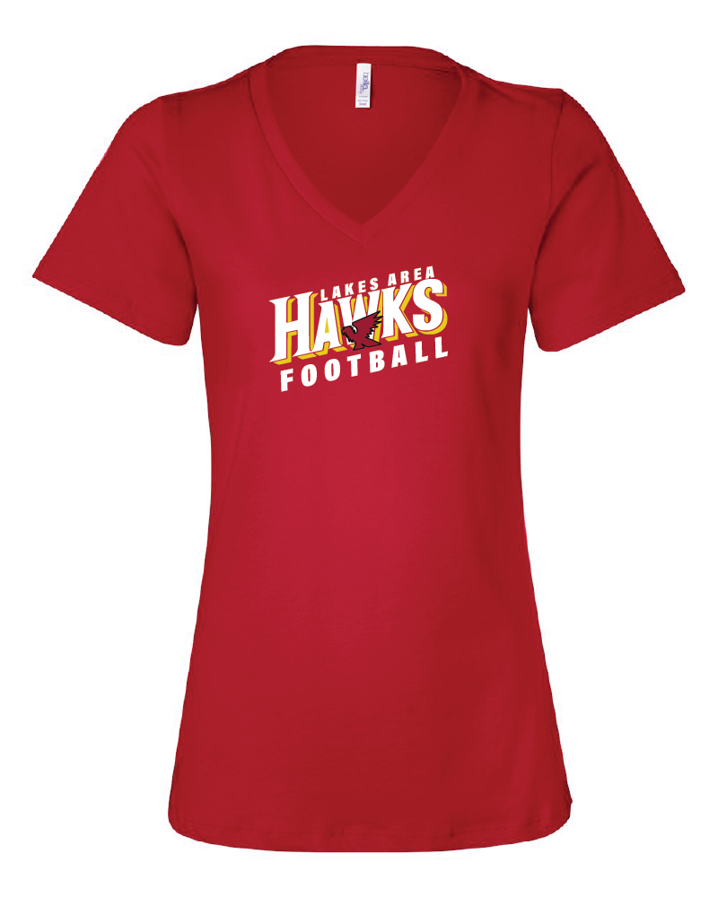 LA Hawks T-Shirt V-Neck HAWKS Design 3 Colors