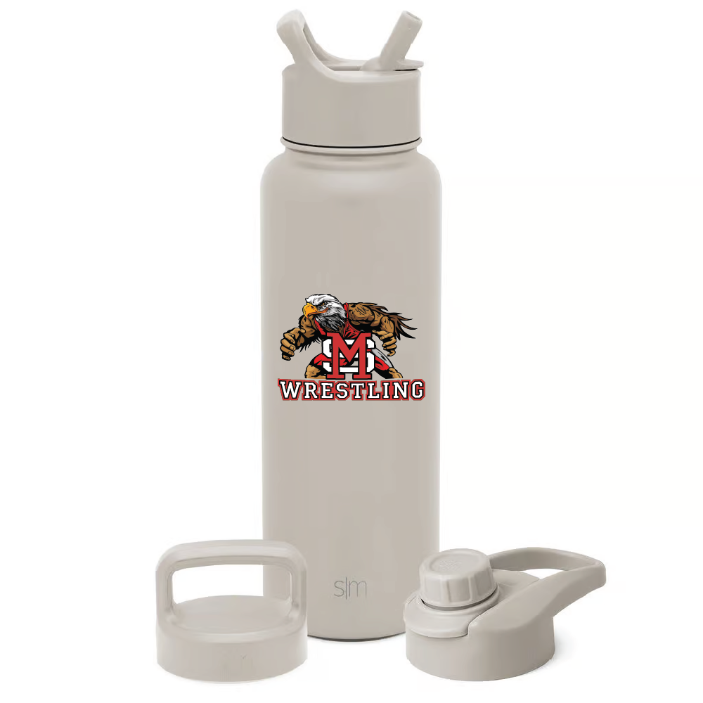 OLSM Wrestling Summit Water Bottle Chug & Straw