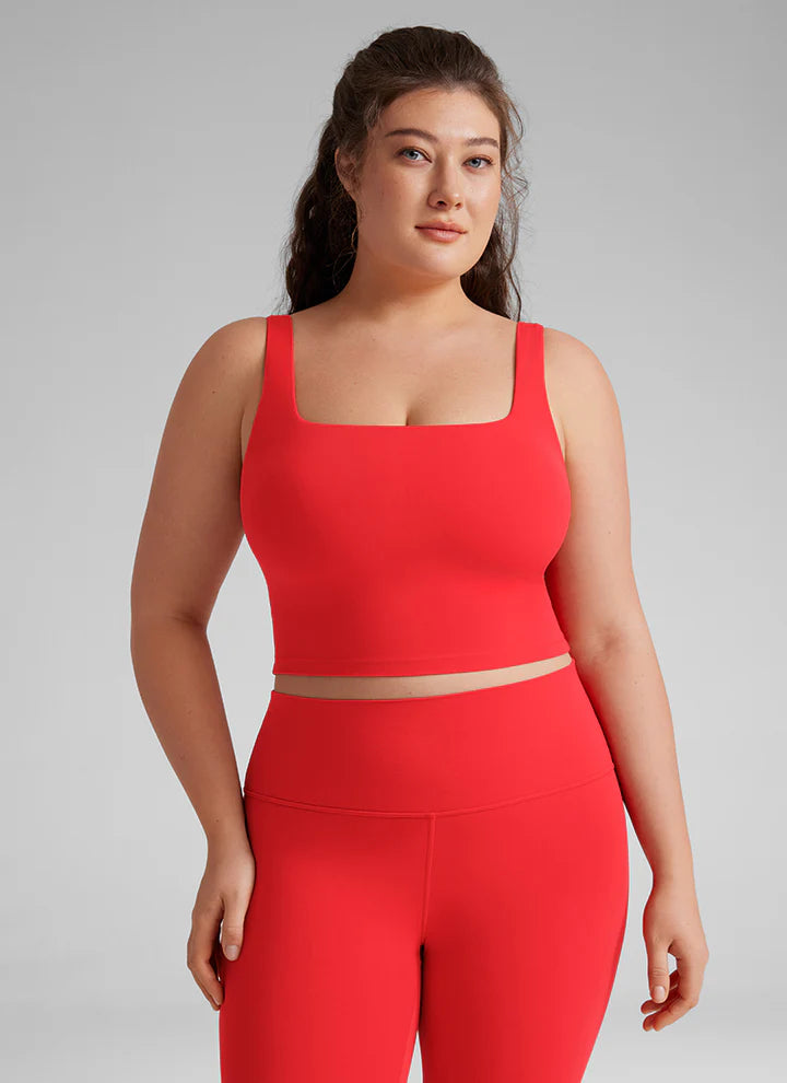Compression Tank with Built-in Sports Bra