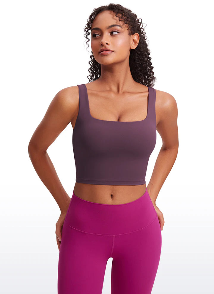 Compression Tank with Built-in Sports Bra