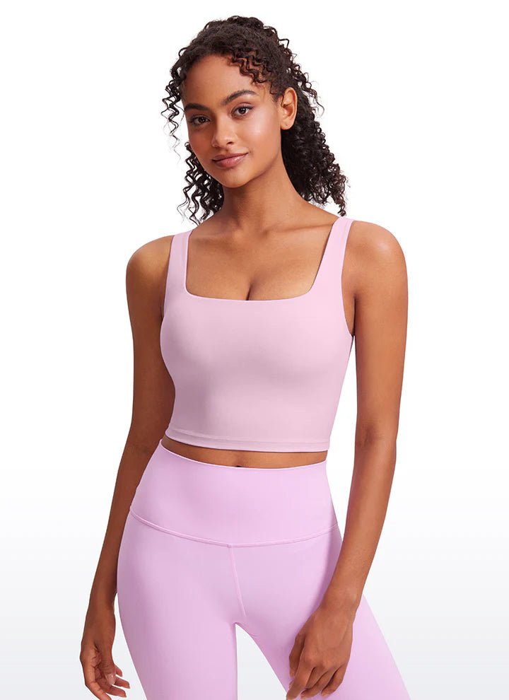 Compression Tank with Built-in Sports Bra