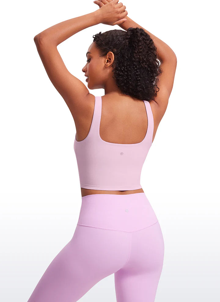 Compression Tank with Built-in Sports Bra