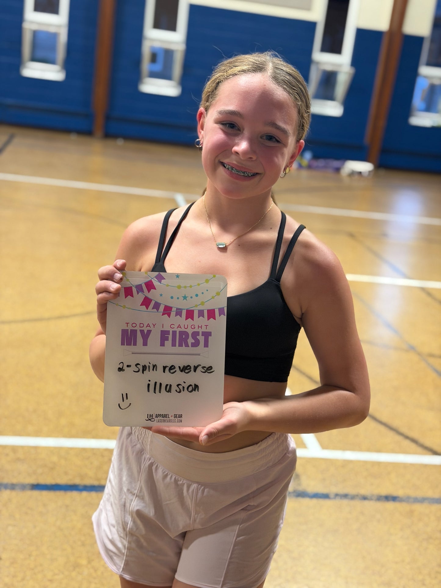 "I Caught My First" Dry Erase Sign