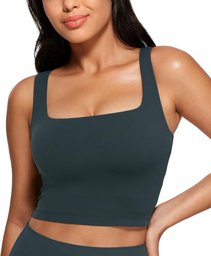 Compression Tank with Built-in Sports Bra