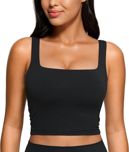 Compression Tank with Built-in Sports Bra