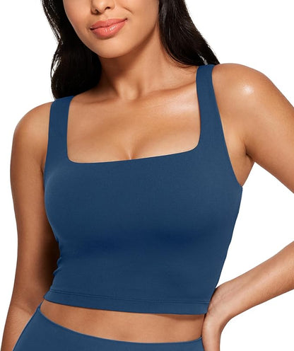 Compression Tank with Built-in Sports Bra