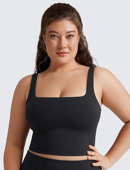 Compression Tank with Built-in Sports Bra