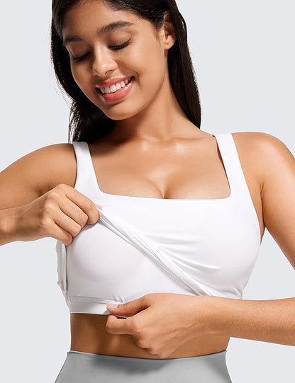 Compression Tank with Built-in Sports Bra