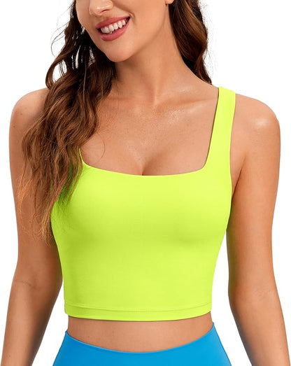 Compression Tank with Built-in Sports Bra