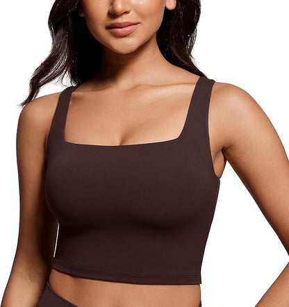 Compression Tank with Built-in Sports Bra