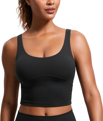 Compression Tank with Built-in Sports Bra