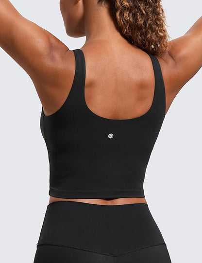 Compression Tank with Built-in Sports Bra