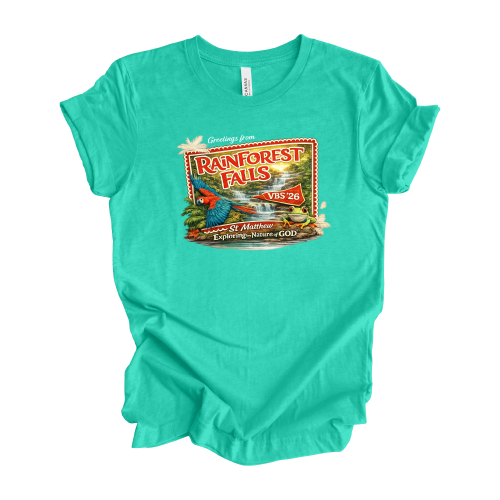 St Matthew Rainforest Falls VBS 2026 Shirts