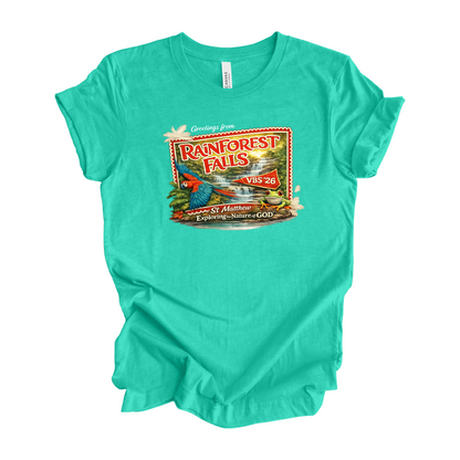 St Matthew Rainforest Falls VBS 2026 Shirts