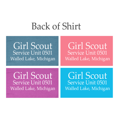 2025 Girl Scout Parade Shirts Walled Lake