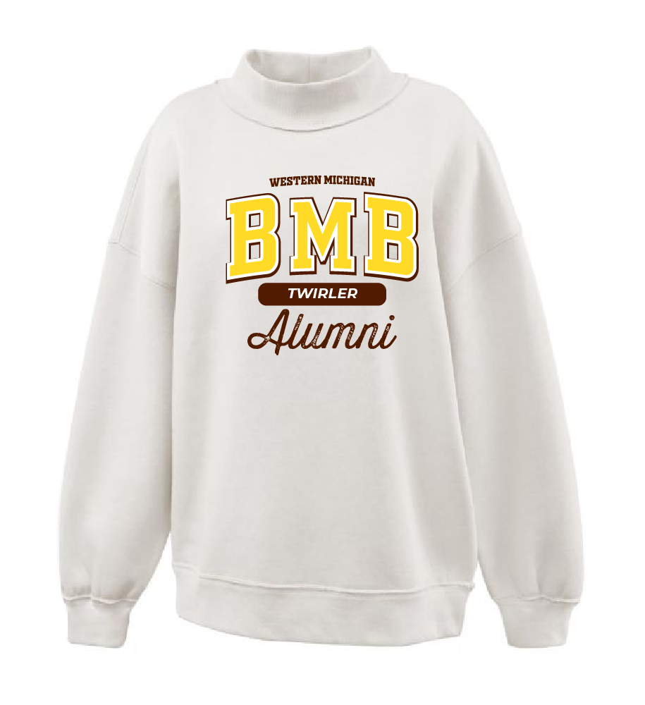 BMB Color Guard & Twirler Alumni Pennant Mockneck