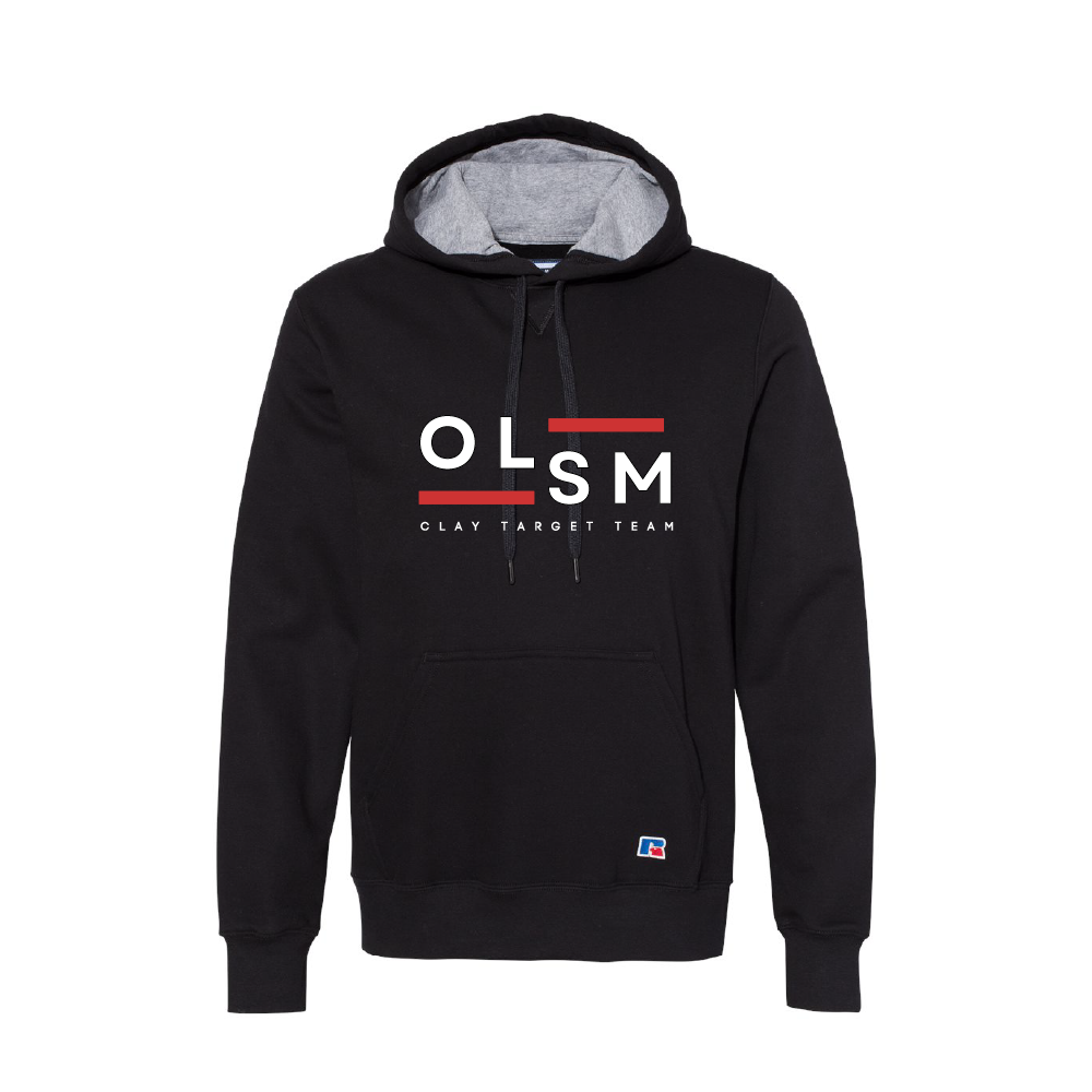 OLSM Athletic Unisex Cotton Rich Fleece Hooded Sweatshirt 3 Colors