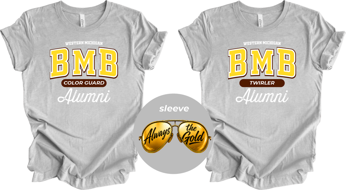 BMB Color Guard & Twirler Alumni T-Shirt Gray