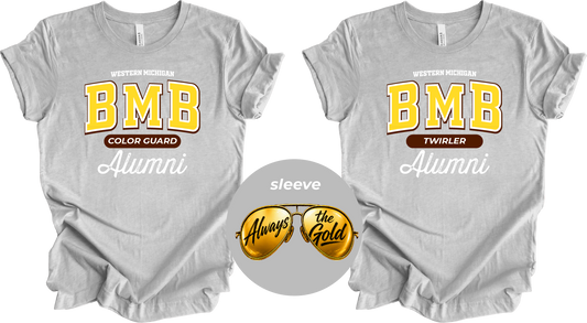 BMB Color Guard & Twirler Alumni T-Shirt Gray
