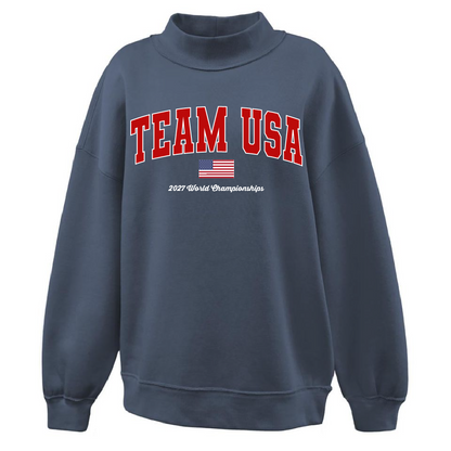 TEAM USA Mockneck Sweatshirt PREORDER