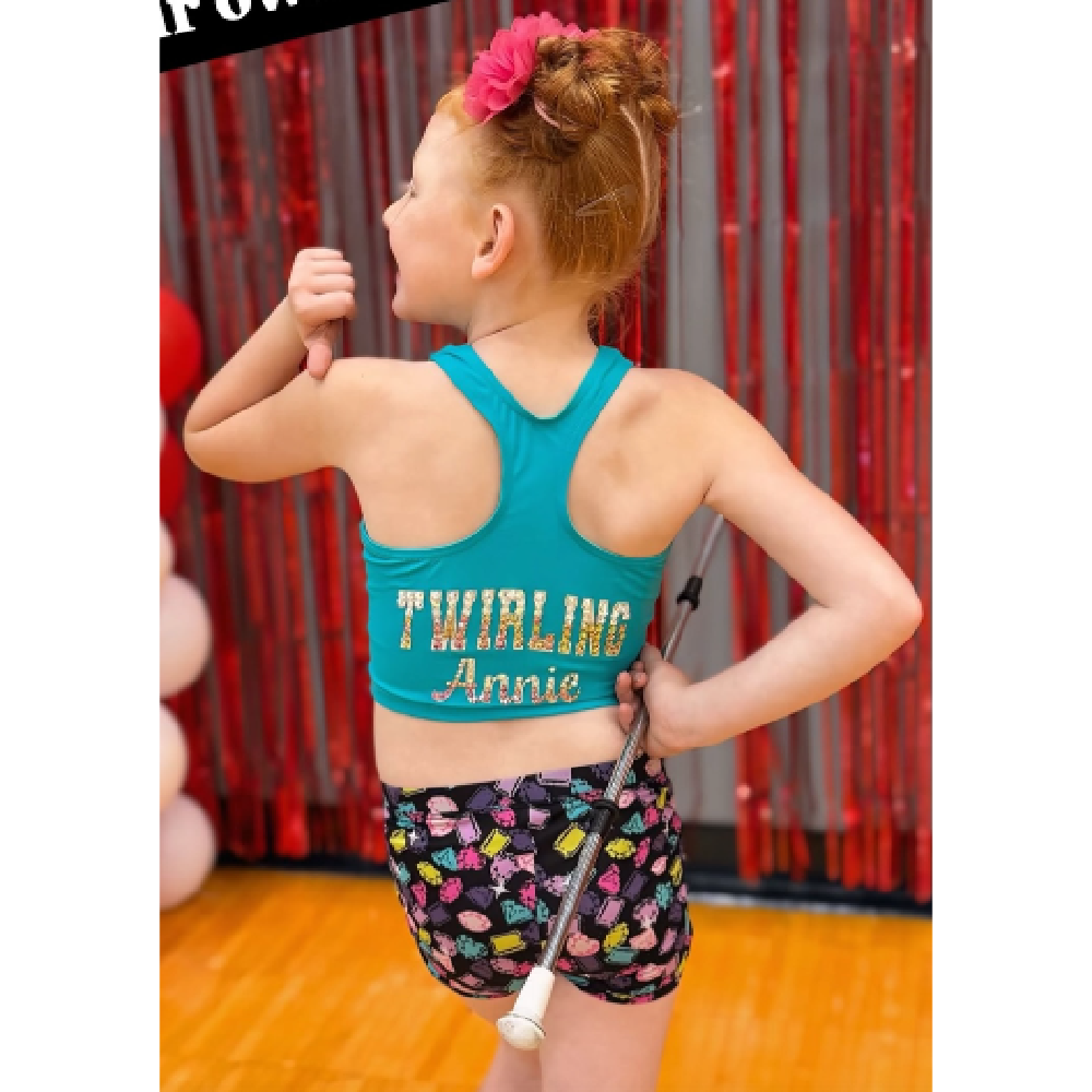 Custom Cropped Racerback Tank