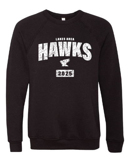 LA Hawks Bella Crew Vintage 3 Colors