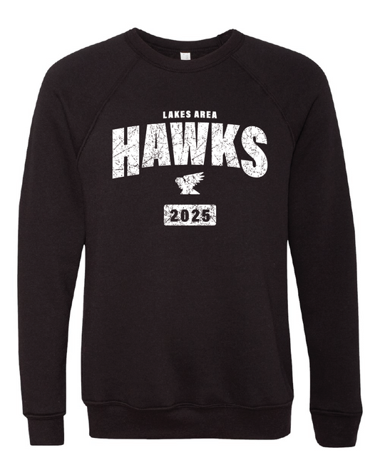 LA Hawks Bella Crew Vintage 3 Colors