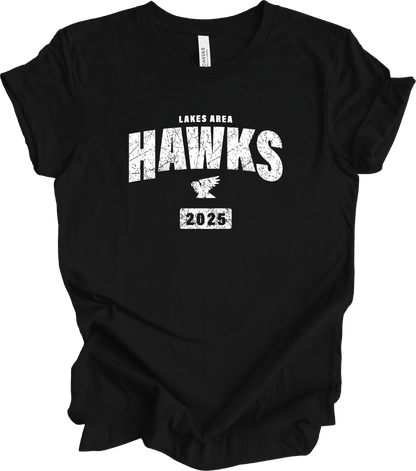 LA Hawks T-Shirt Vintage HAWKS design 3 Colors