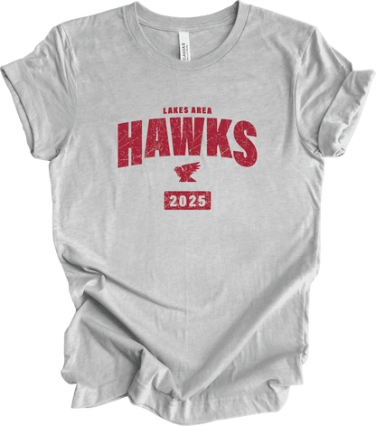 LA Hawks T-Shirt Vintage HAWKS design 3 Colors