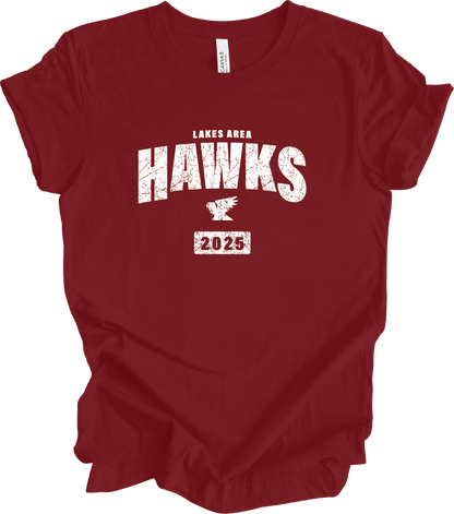 LA Hawks T-Shirt Vintage HAWKS design 3 Colors