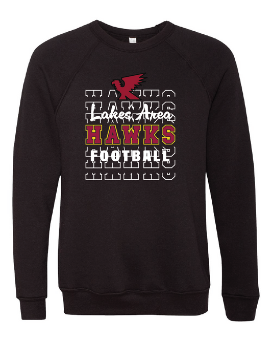 LA Hawks Bella Crew Stacked 3 Colors (Copy)
