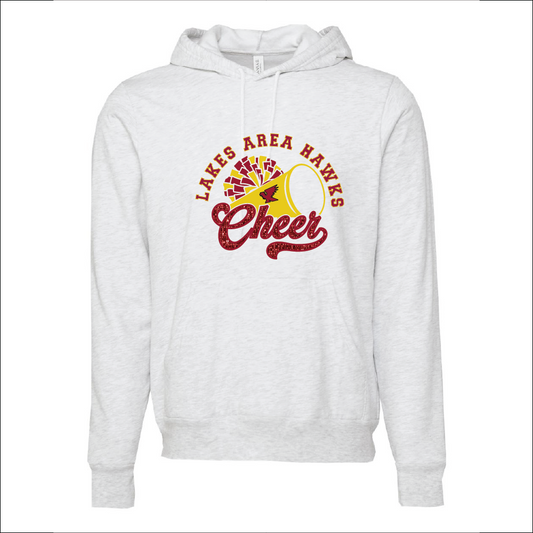 LA Hawks Cheer Faux Sequin Hoodie 2 Colors