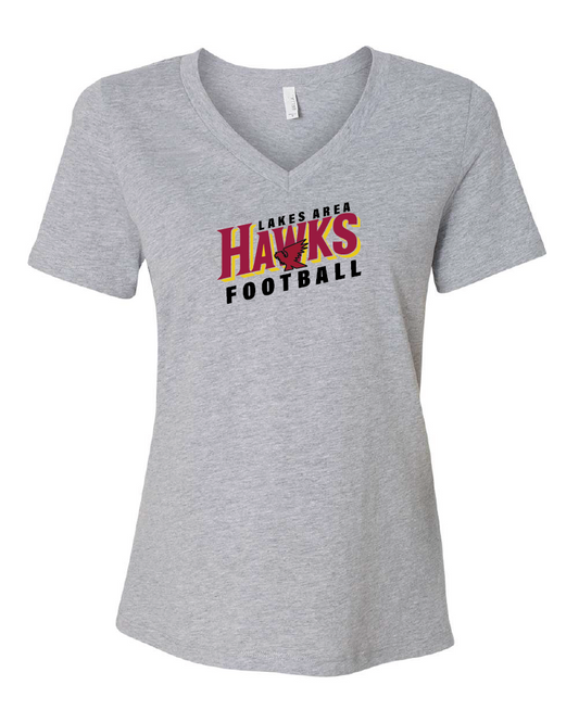 LA Hawks T-Shirt V-Neck HAWKS Design 3 Colors