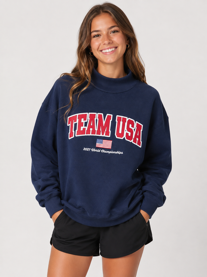 TEAM USA Mockneck Sweatshirt PREORDER