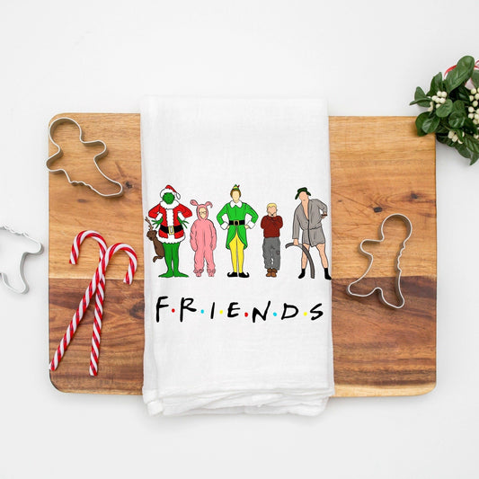 Friends Christmas Kitchen Towel
